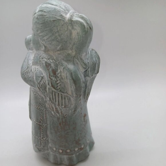 Isabel Bloom Angel With Teddy Bear Sucking Thumb 1998 Cement Art - Picture 8 of 9